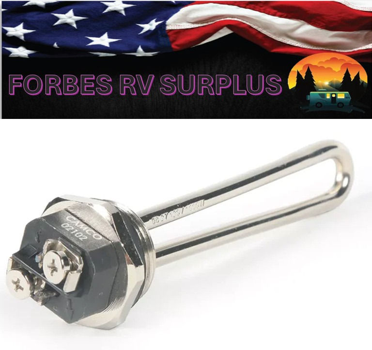 Camco | RV Water Heater Screw-In Element | 02103 | 1,000 Watt | 120 Volt