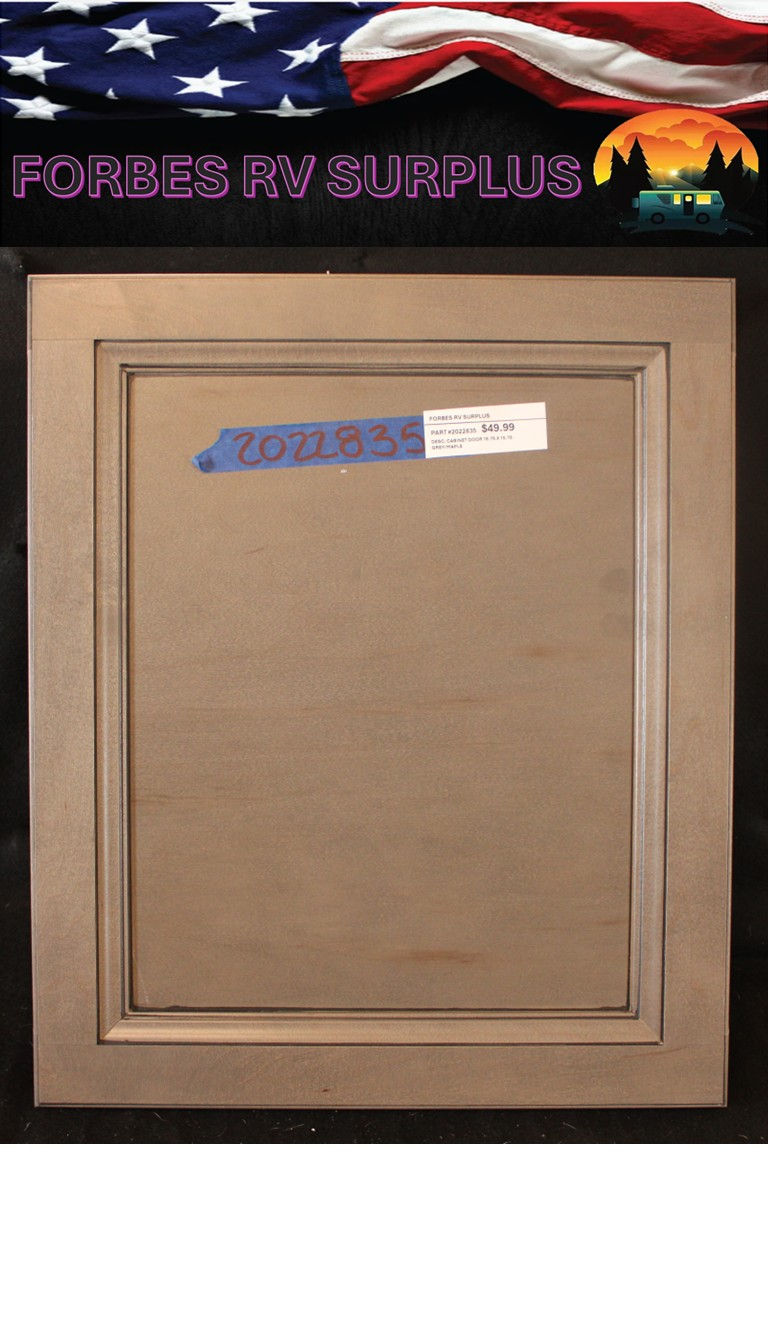 CABINET DOOR GREY/MAPLE 18.75"x15.75"