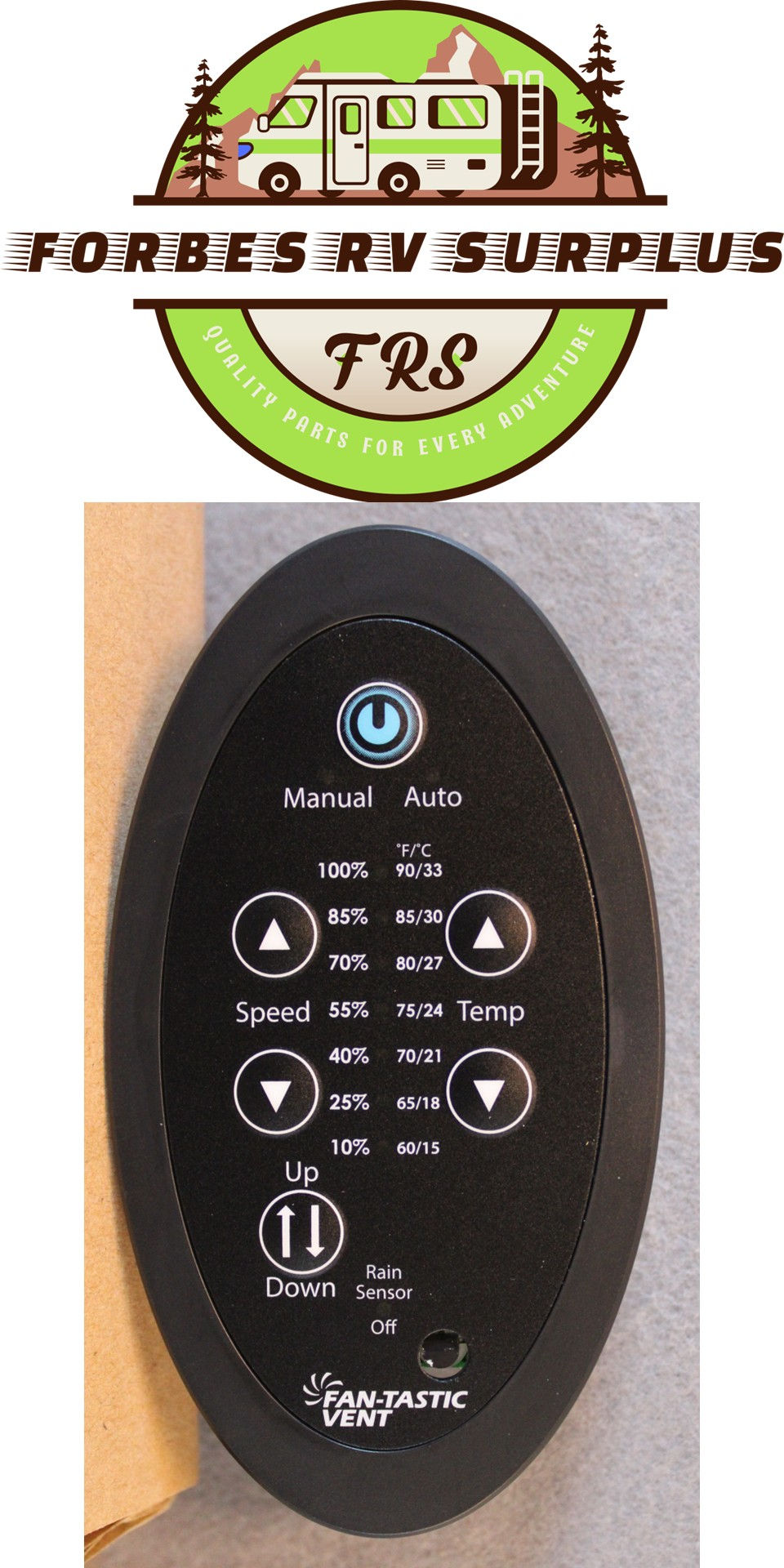 Fantastic Roof Vent Remote Control Controller Fan 9079-09