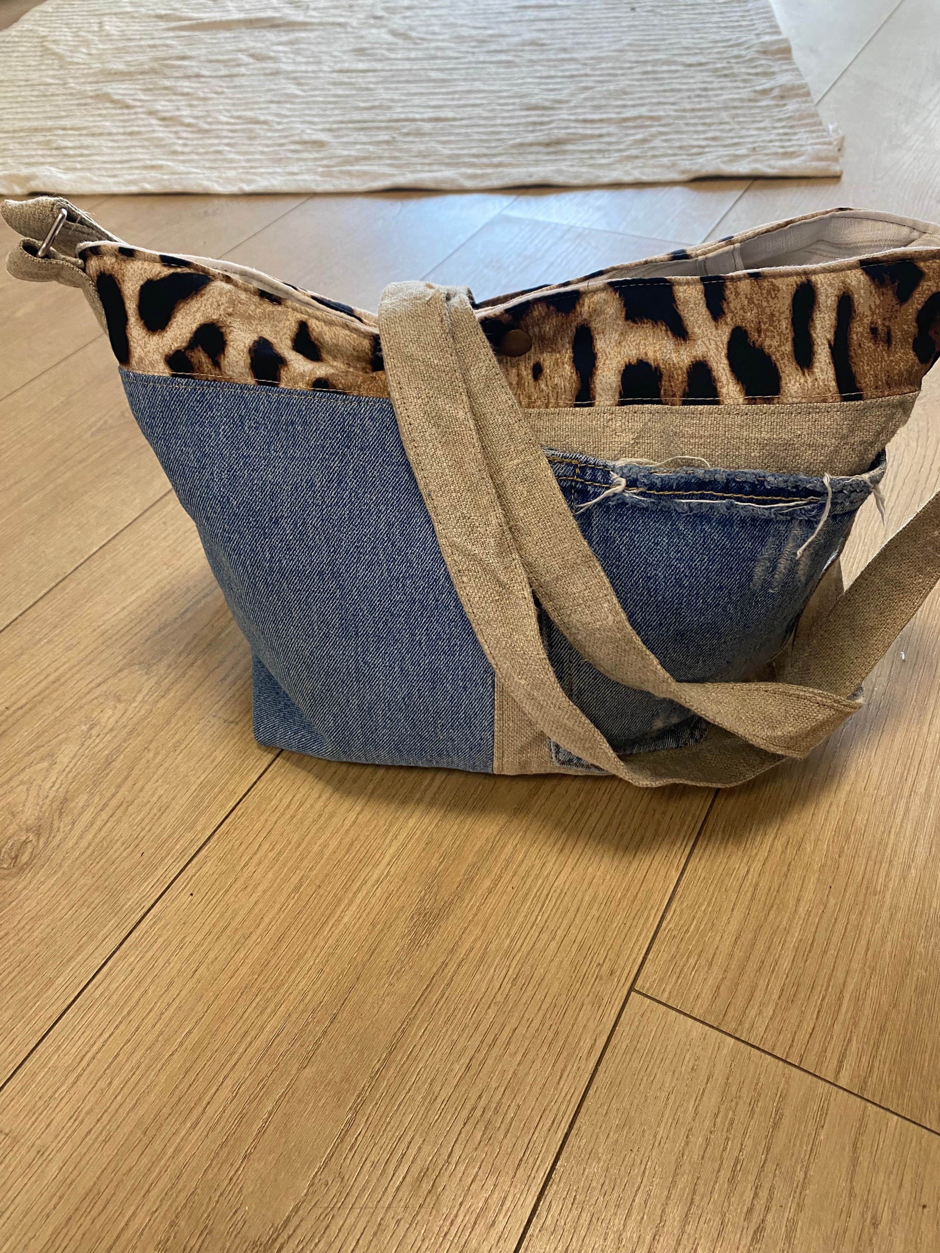 Sac bandoulière léopard 