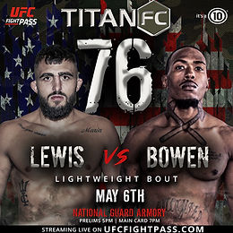 Richie Lewis Seeks Another Dominant Performance in his Return at Titan FC 76

