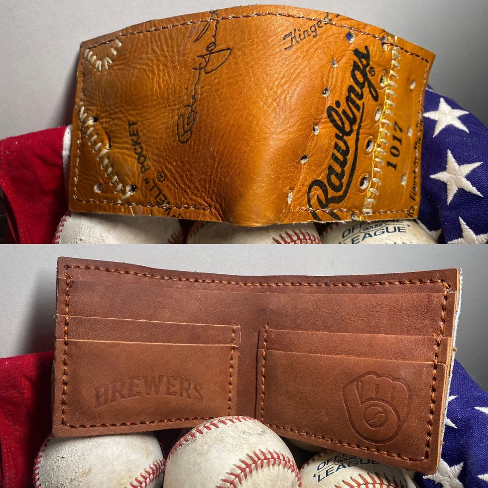 Thumbnail: Yount Baseball Glove Wallet