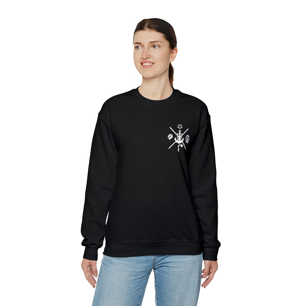 Thumbnail: Cardinal & Theological Virtues Crewneck Sweatshirt