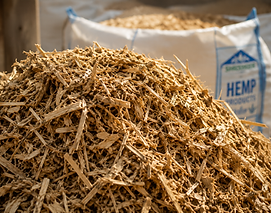 Wood chip mound in rustic setting.png