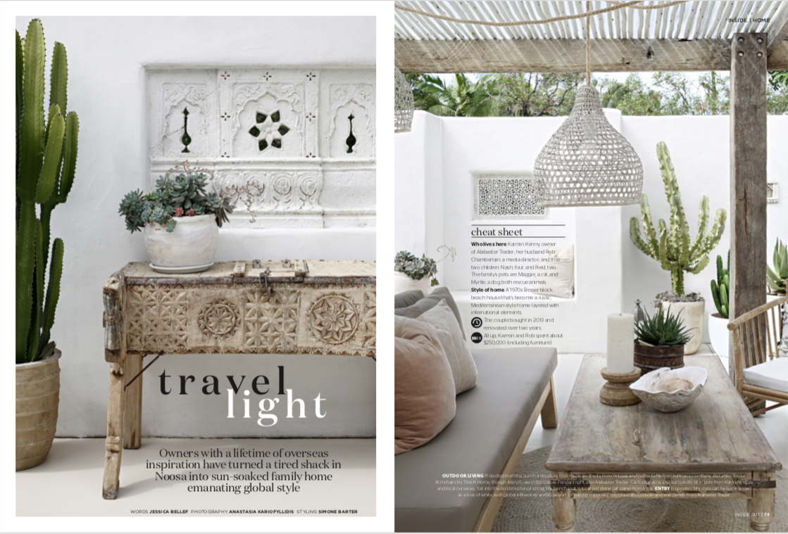 Featuring writing for Inside Out home tour