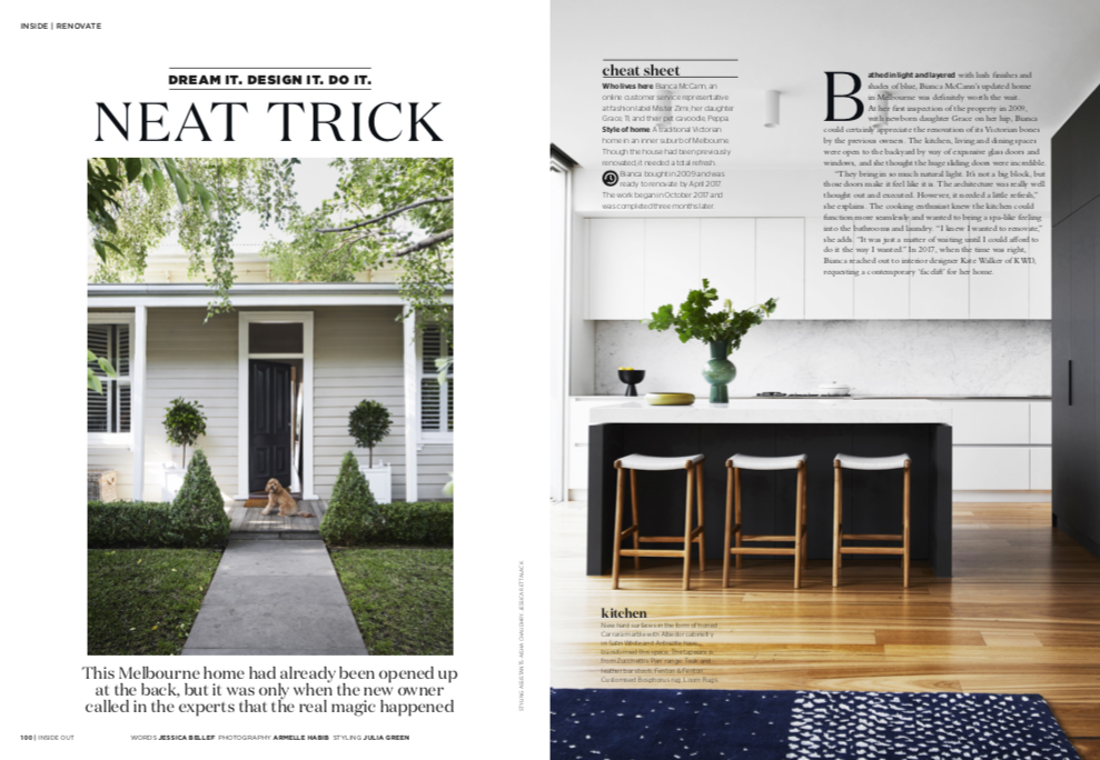 Featuring writing for Inside Out home tour