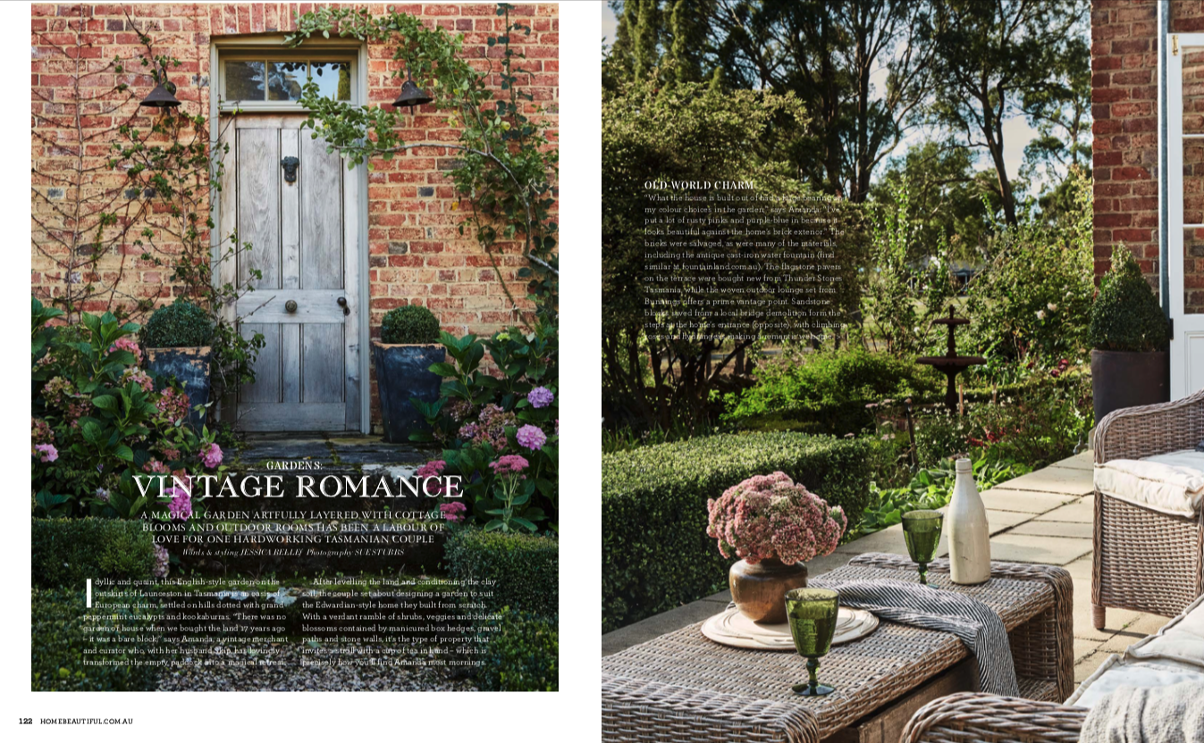 Editorial styling and writing for Home Beautiful, photography by Sue Stubbs