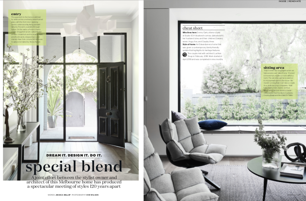 Featuring writing for Inside Out home tour