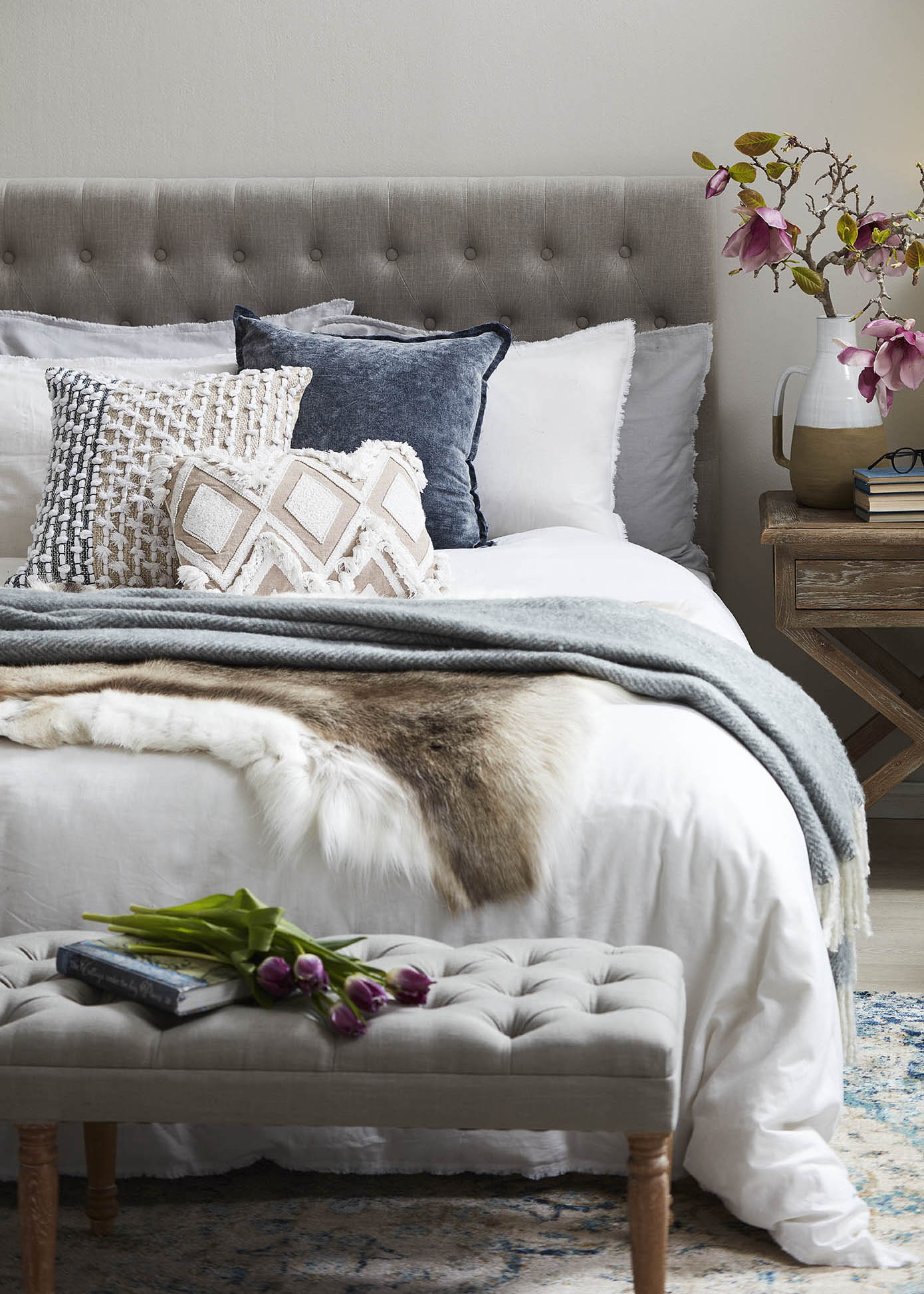 Set design and styling for Temple & Webster, photography by Denise Braki