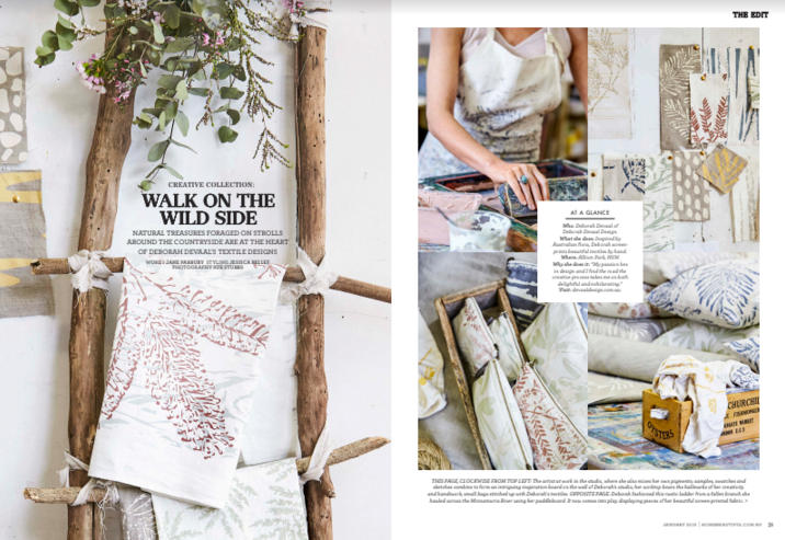 Editorial styling for Home Beautiful, photography by Sue Stubbs