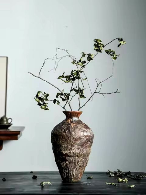 Thumbnail: Ceramic Active Glaze Rustic Vase