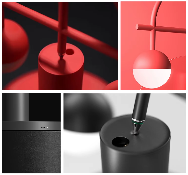 Thumbnail: Rotating Balance Table Lamp - Creative Personality Art Desktop Atmosphere Lamp