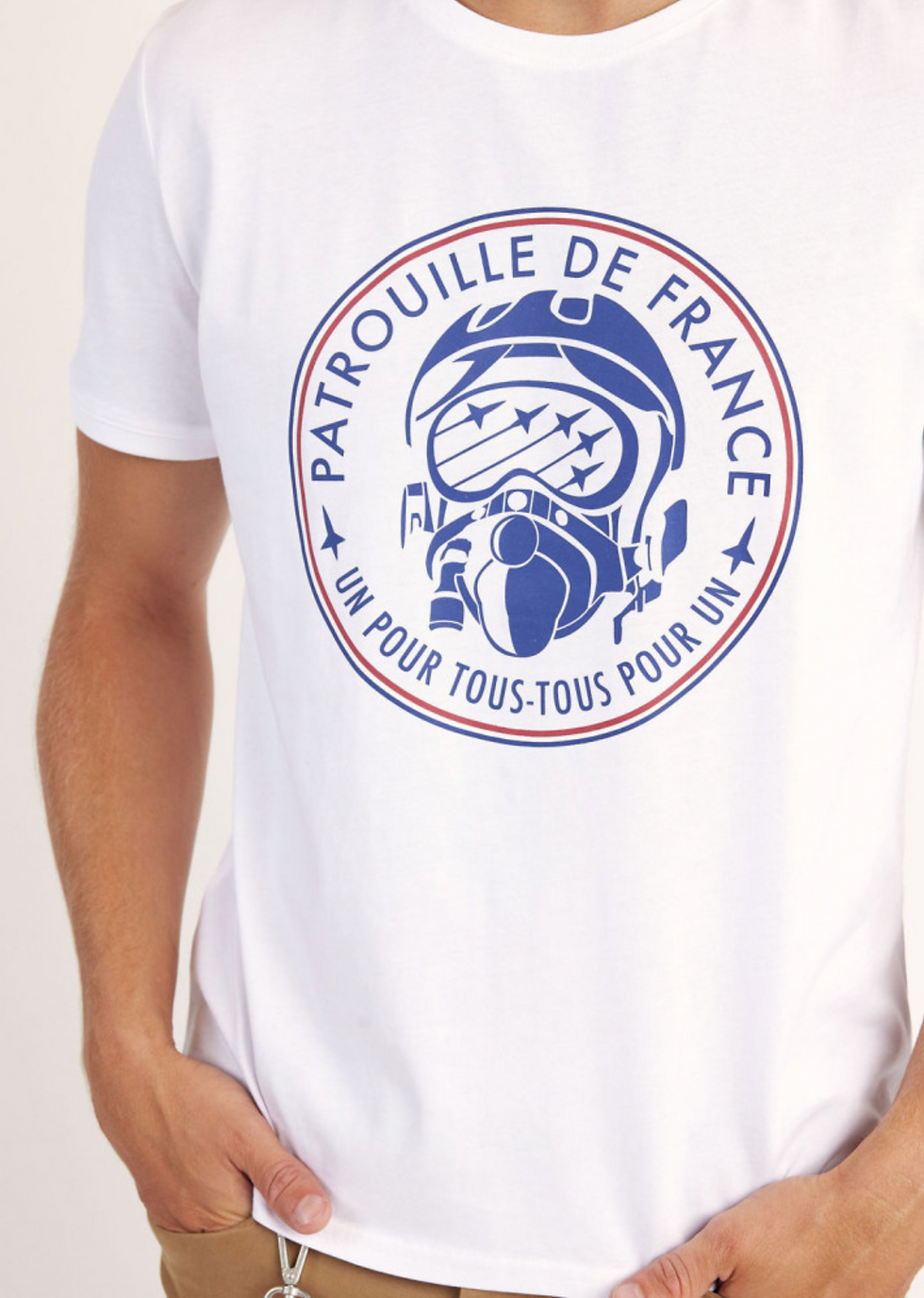 Miniature : T-shirt VENDOME NATIONAL BLANC vue du logo