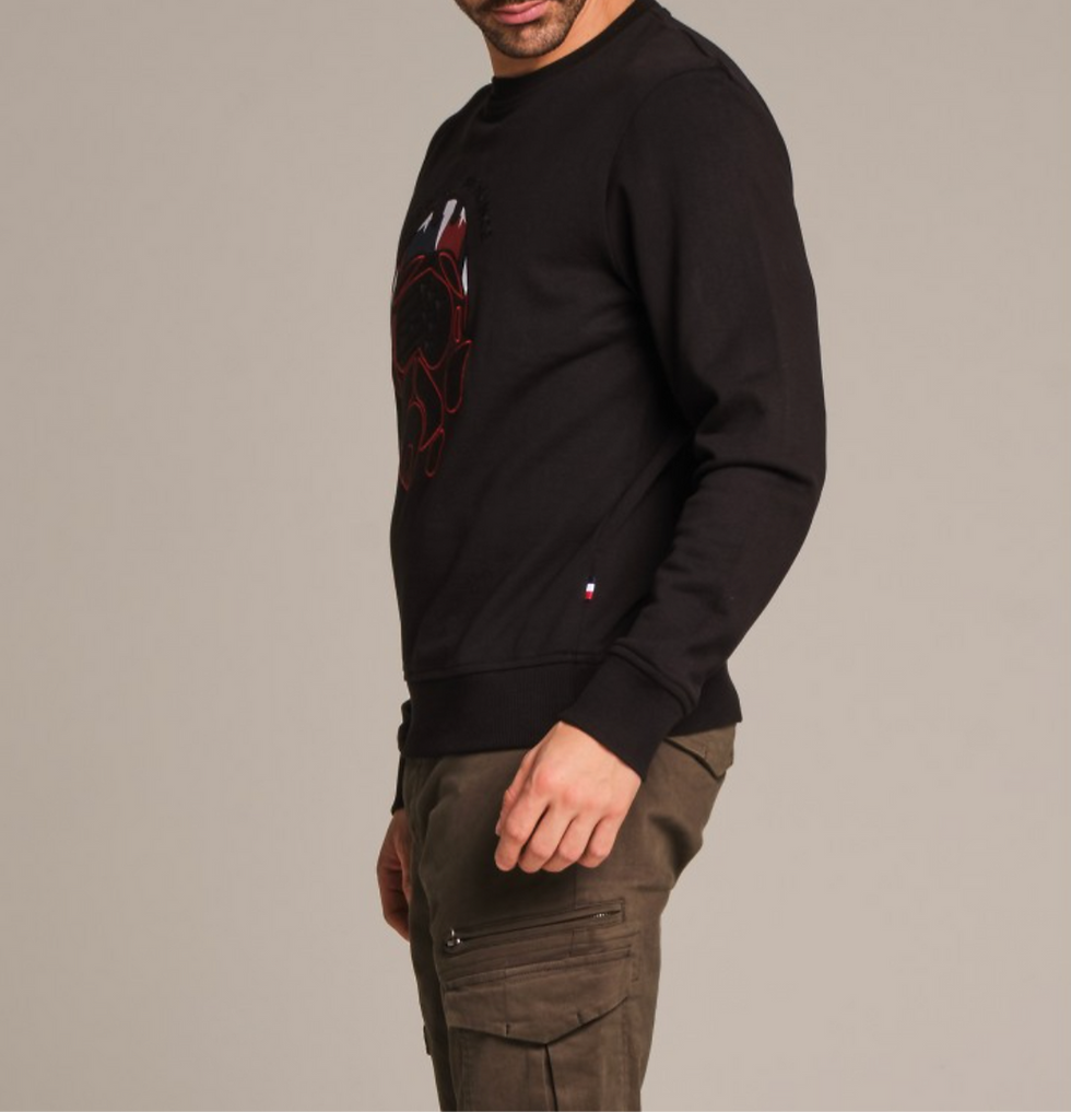 Miniature : Sweat-Shirt MASK PRIVATE BLACK vue de profil