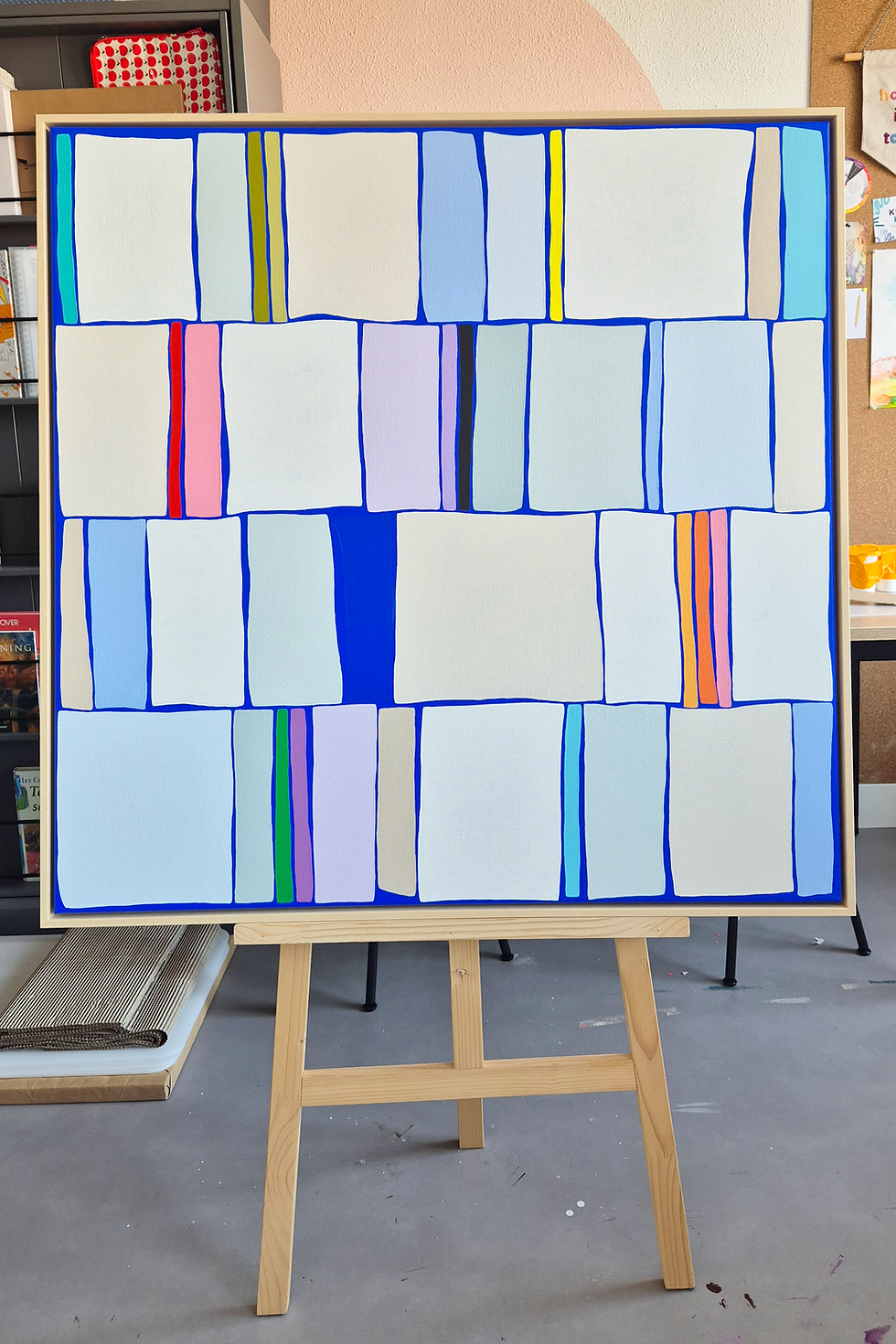 Thumbnail: Dreaming in colour - 100 x 100 cm