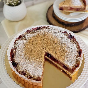 Apple Mixed Berry Crumb Tart