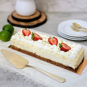 Long Creamy Keylime Cheesecake