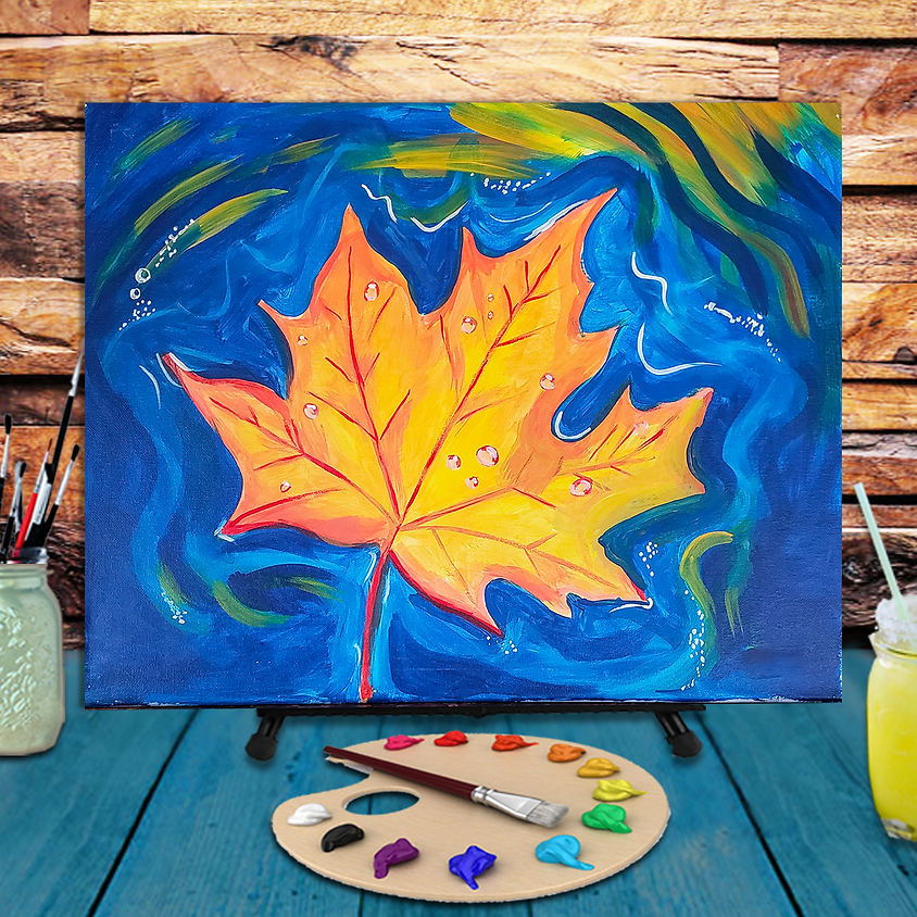 Maple Leaf - Virtual Step by Step Painting Class