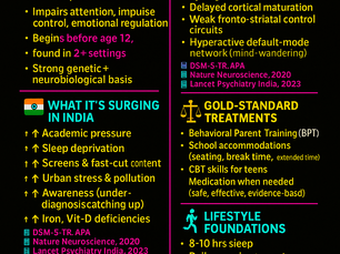 🧠 “ADHD & India’s Youth: Myths Vs Reality
