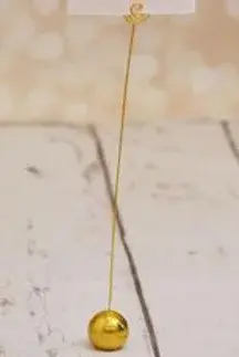 Tall Gold Table Number Holder