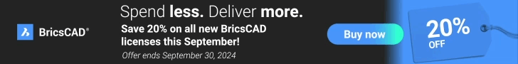 BricsCAD promo Sept 2024