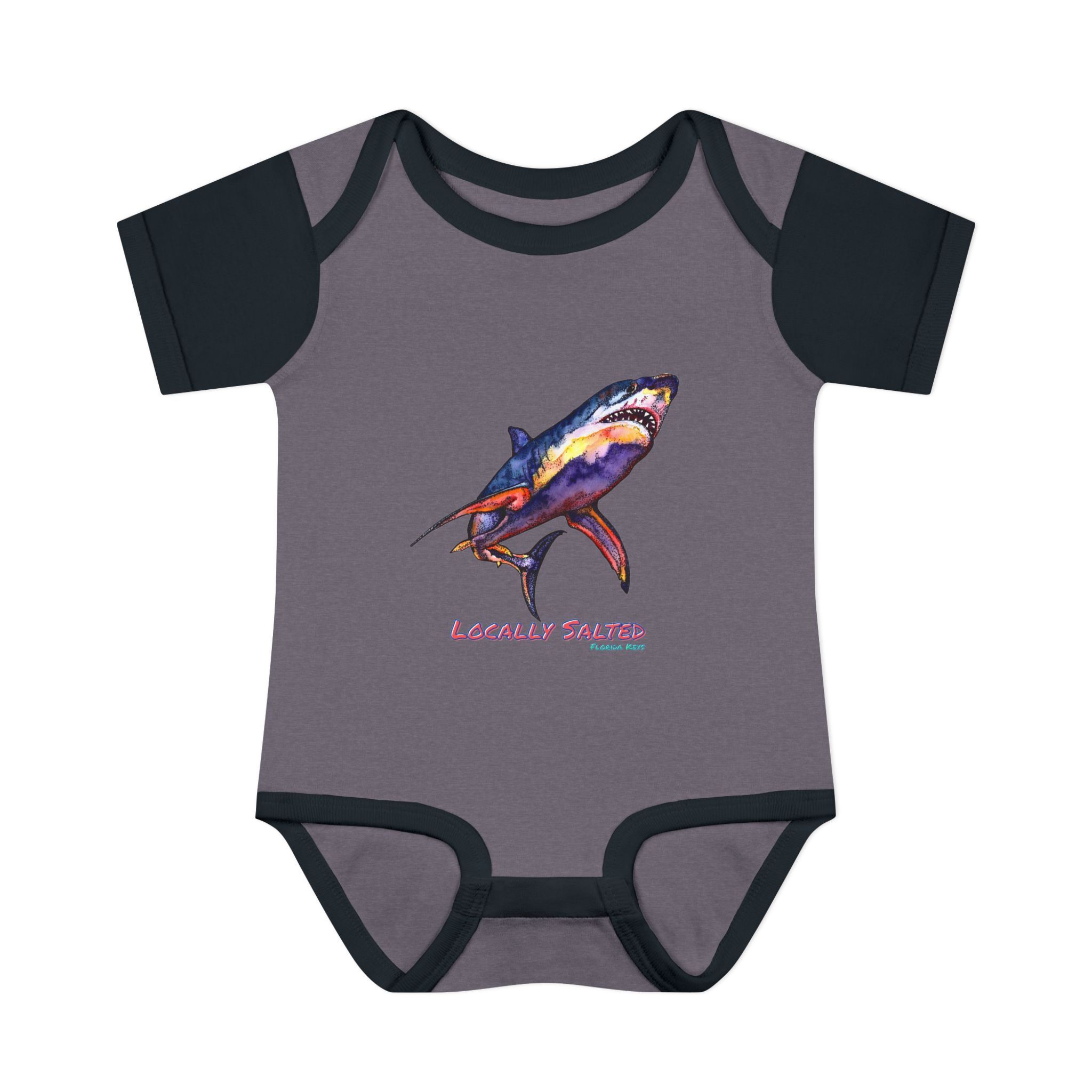 Shark Baby Rib Bodysuit