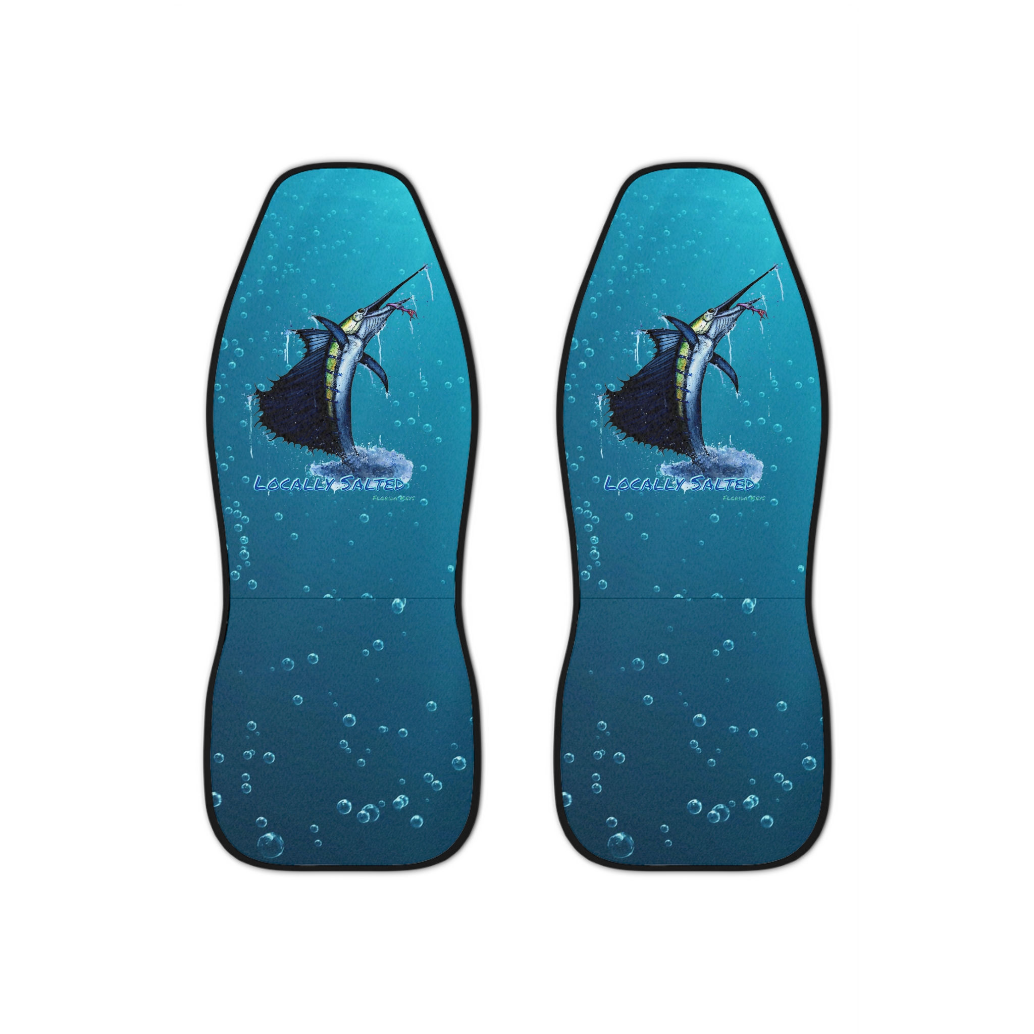 Locally Salted Sailfish Car Seat Covers