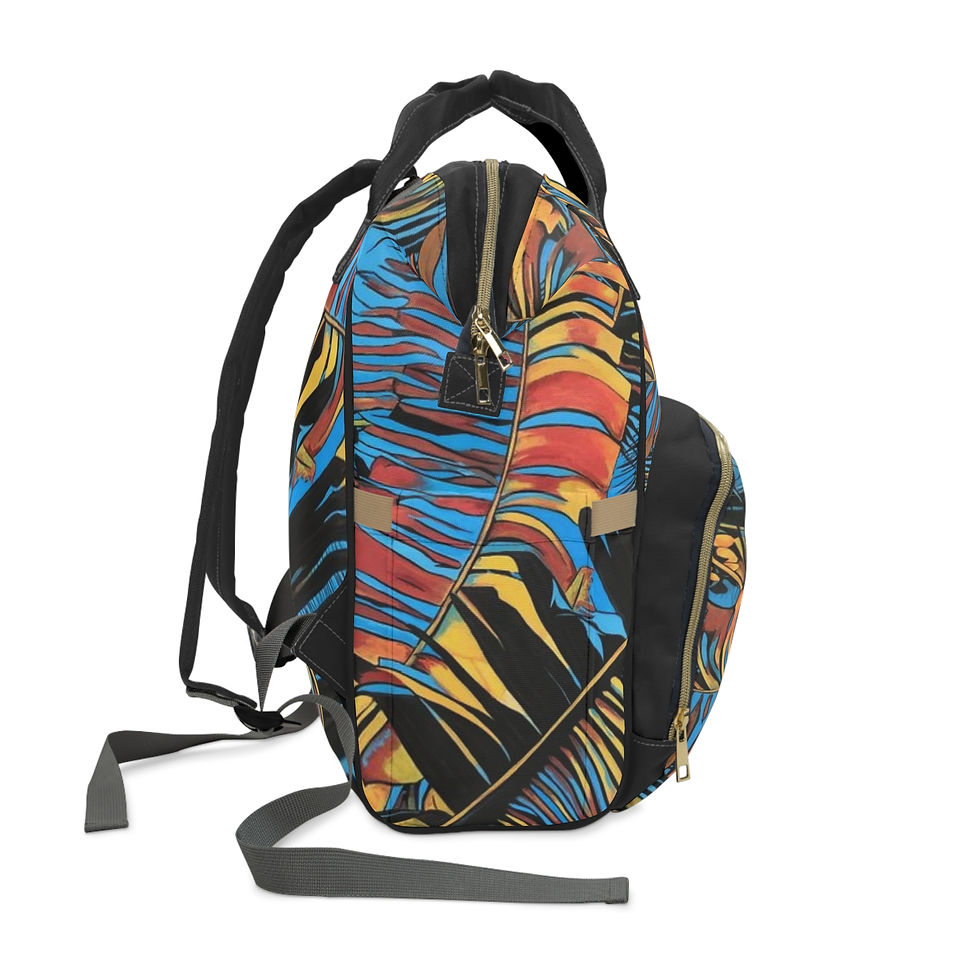 Thumbnail: Multifunctional Backpack Palm Leaf Design