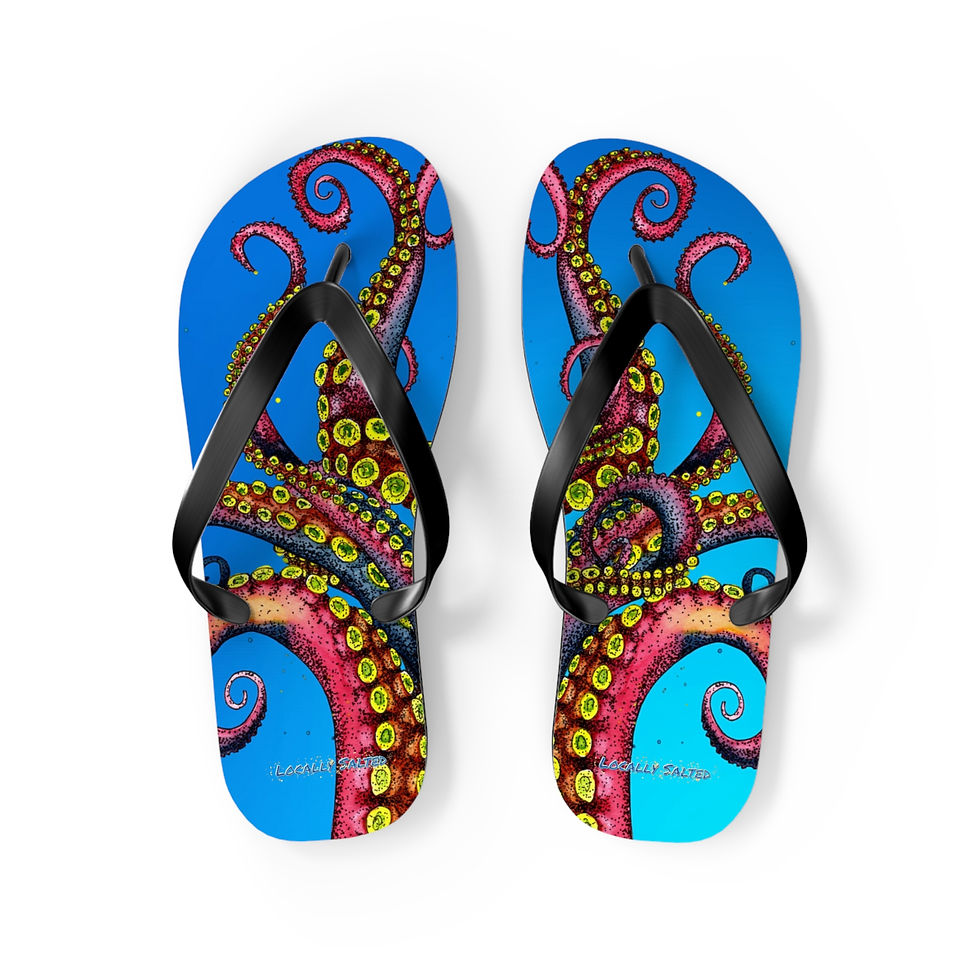 Thumbnail: Locally Salted Tentacles Flip Flops