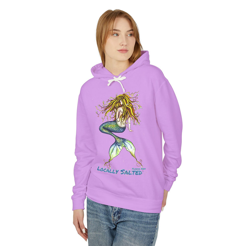 Thumbnail: Locally Salted Mermaid Unisex Lightweight Sweatshirt