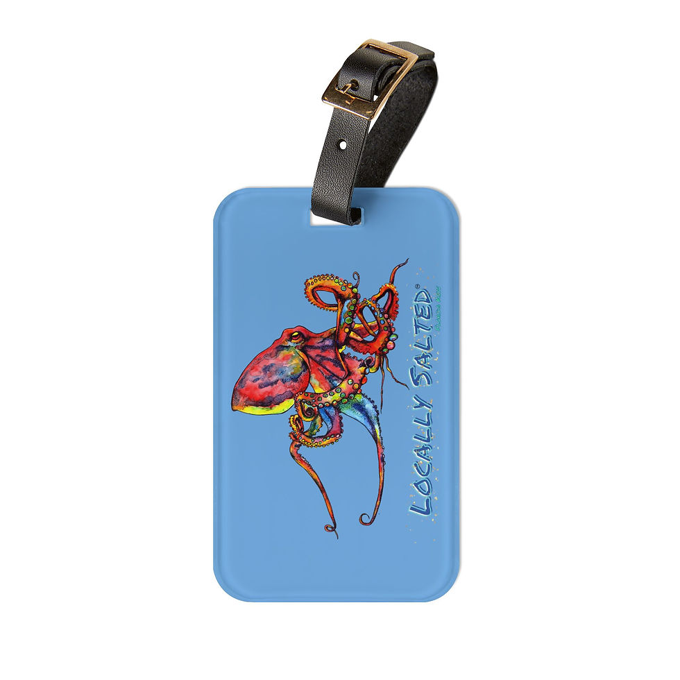 Octopus Luggage Tag