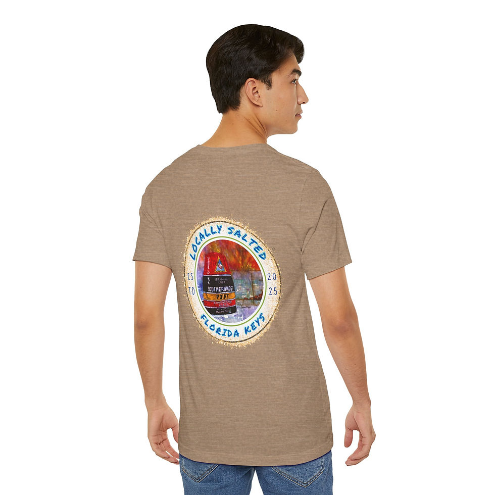 Thumbnail: Locally Salted Southern Most Point Unisex Short Sleeve T-Shirt