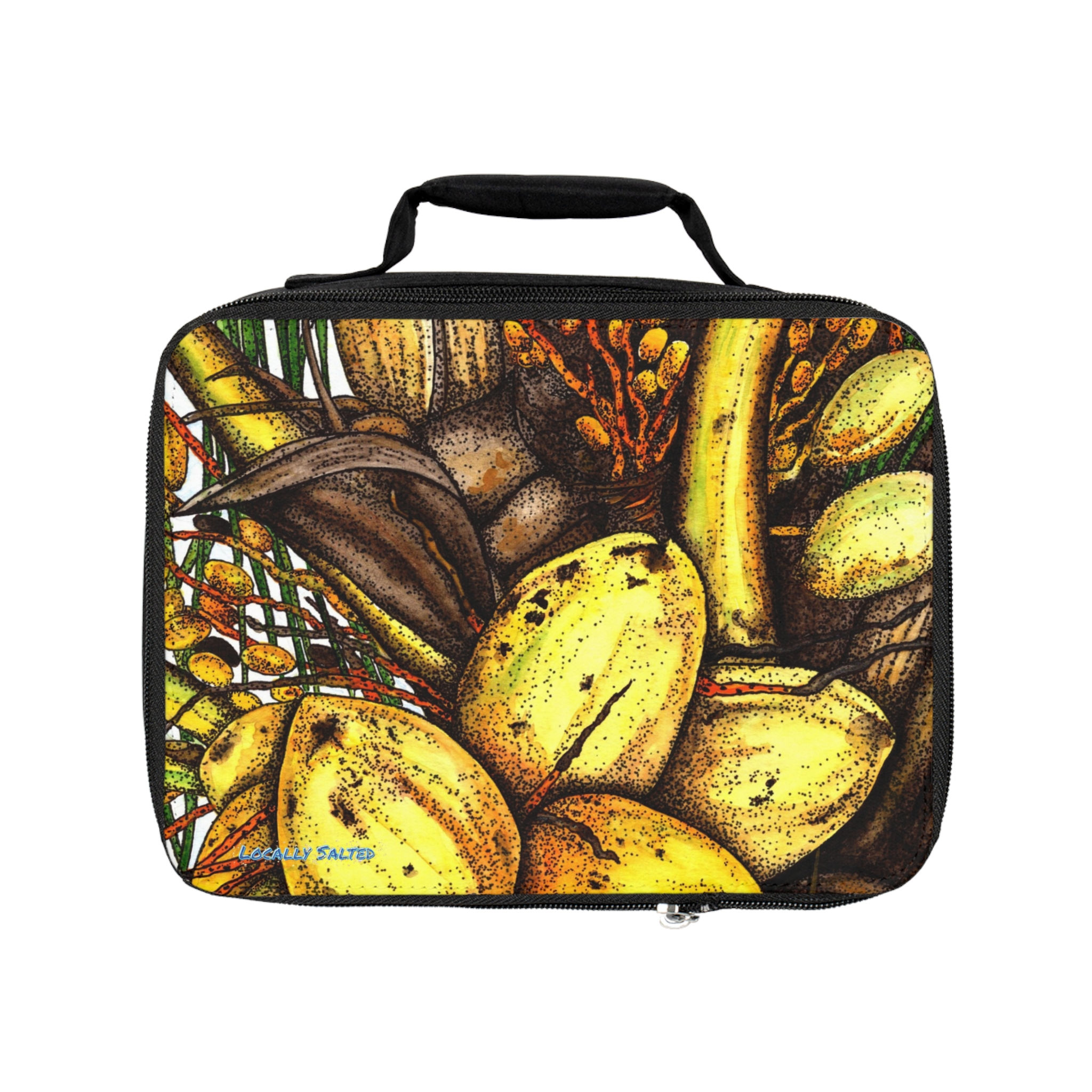 Lunch Bag Locally Salted Coconut Palm Design