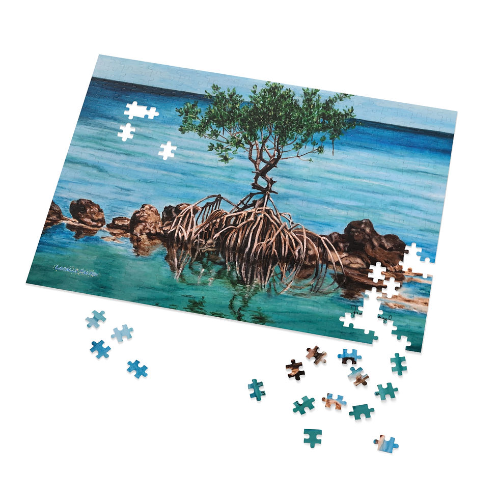 Thumbnail:  Morada Way Jigsaw Puzzle with Tin