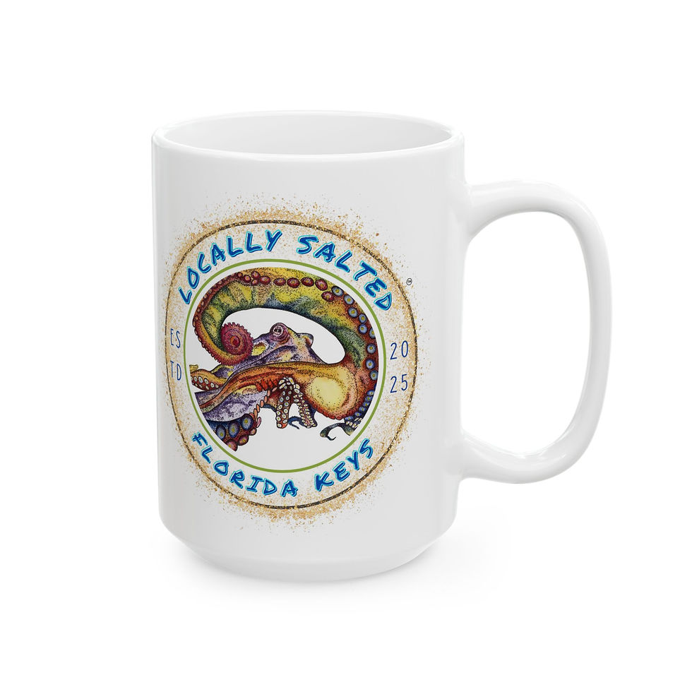 Thumbnail: Crazy Octo Ceramic Mug, (11oz, 15oz)