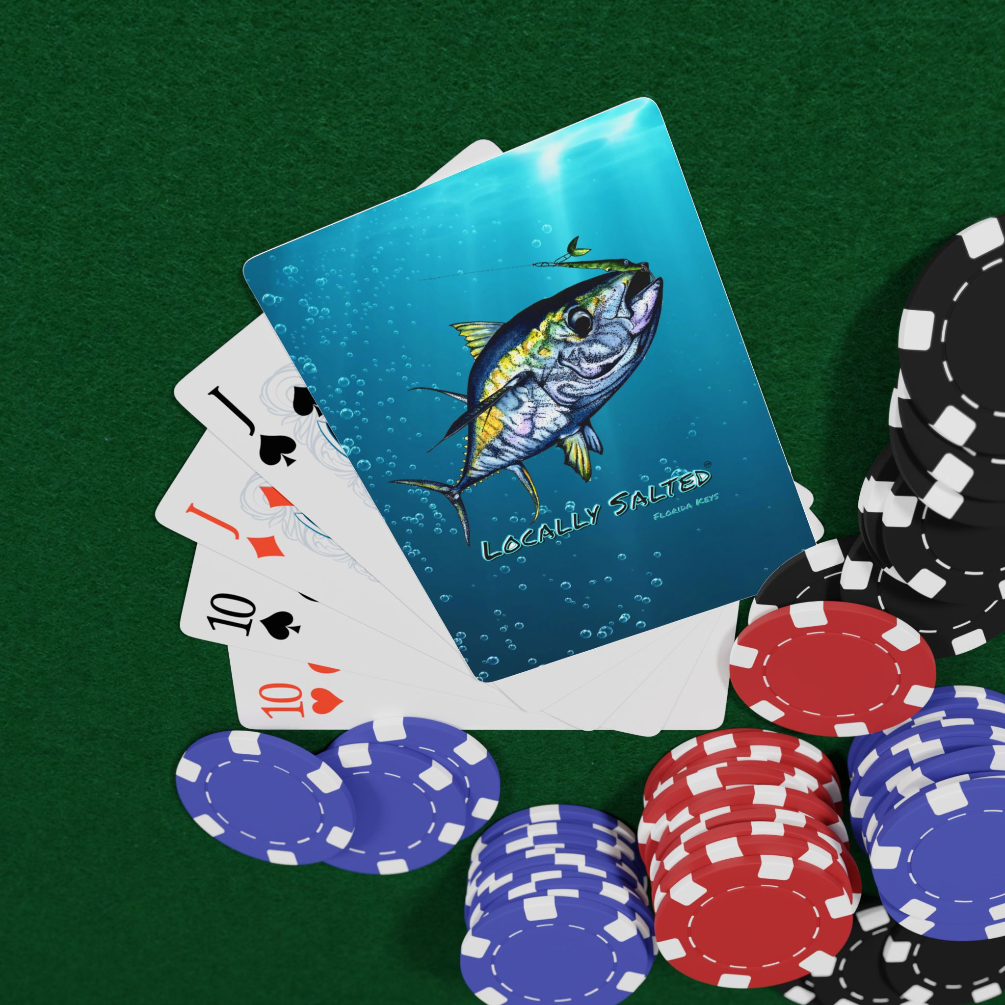 Locally Salted Branded Poker Playing Cards