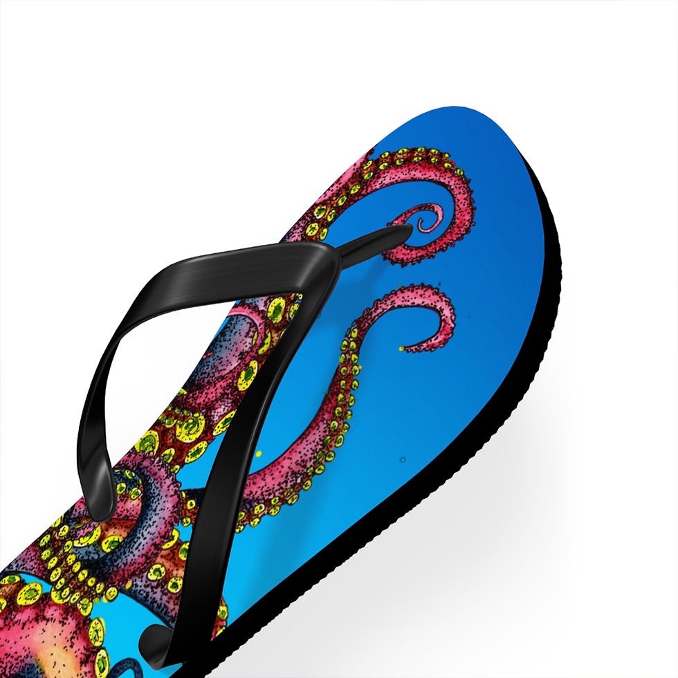 Thumbnail: Locally Salted Tentacles Flip Flops