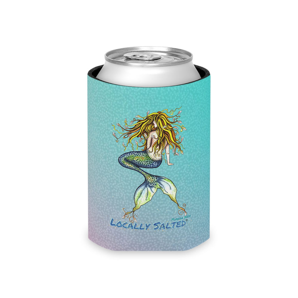 Thumbnail: Copy of Mermaid Beverage Can Cooler