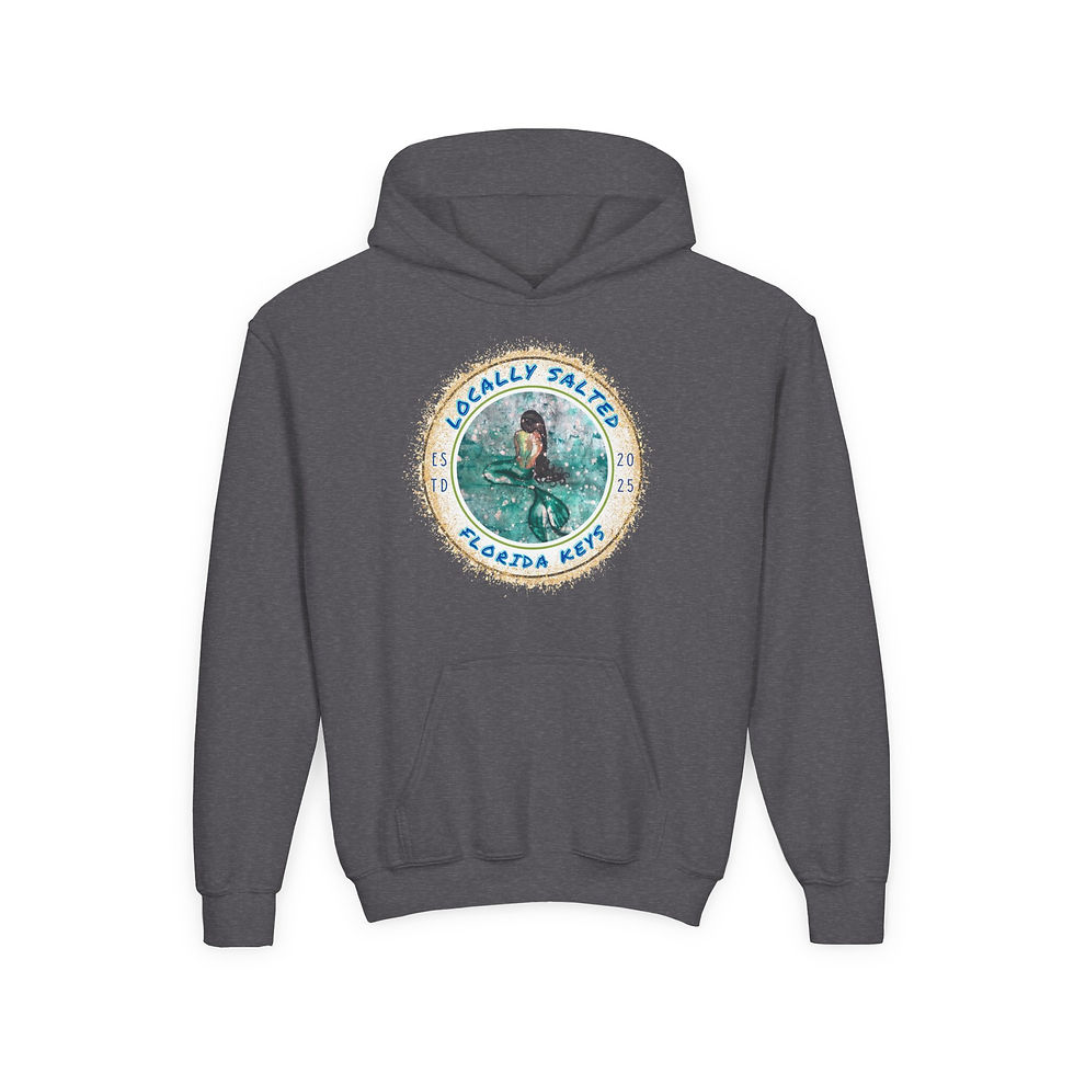 Thumbnail: Locally Salted Magic Mermaid Youth Hooded Sweatshirt