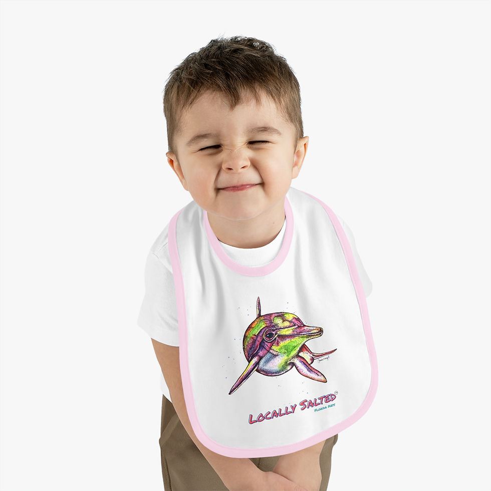 Thumbnail: Dolphin Baby Jersey Bib