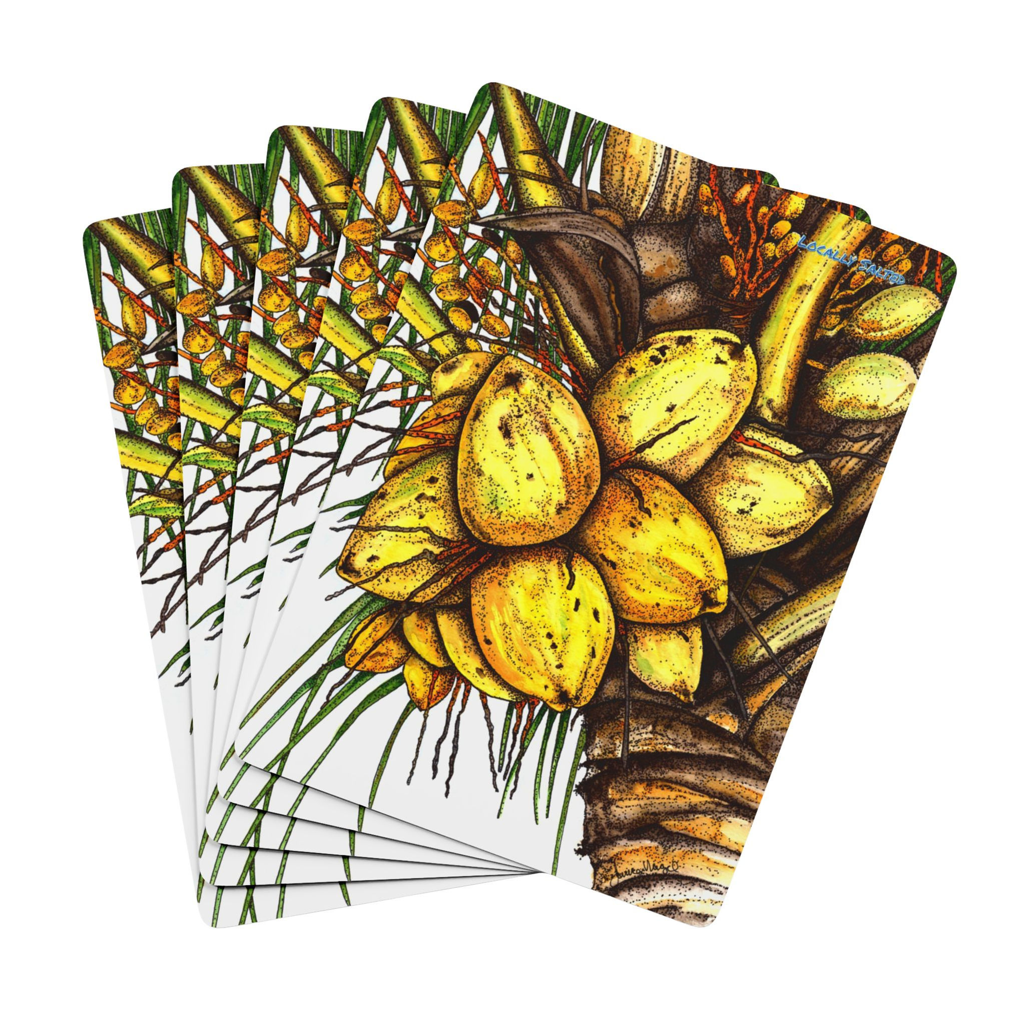 Locally Salted Branded Poker Playing Cards