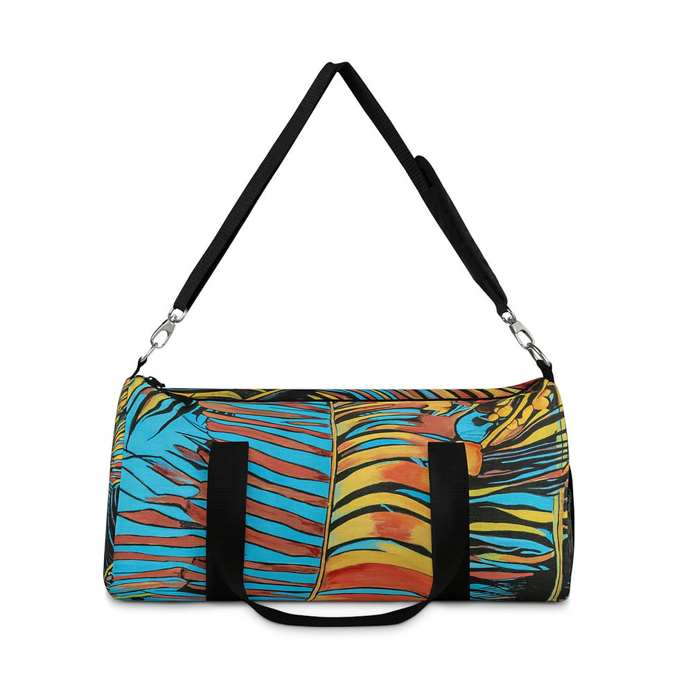 Thumbnail: Locally Salted Duffel Bag Palm Leave Design