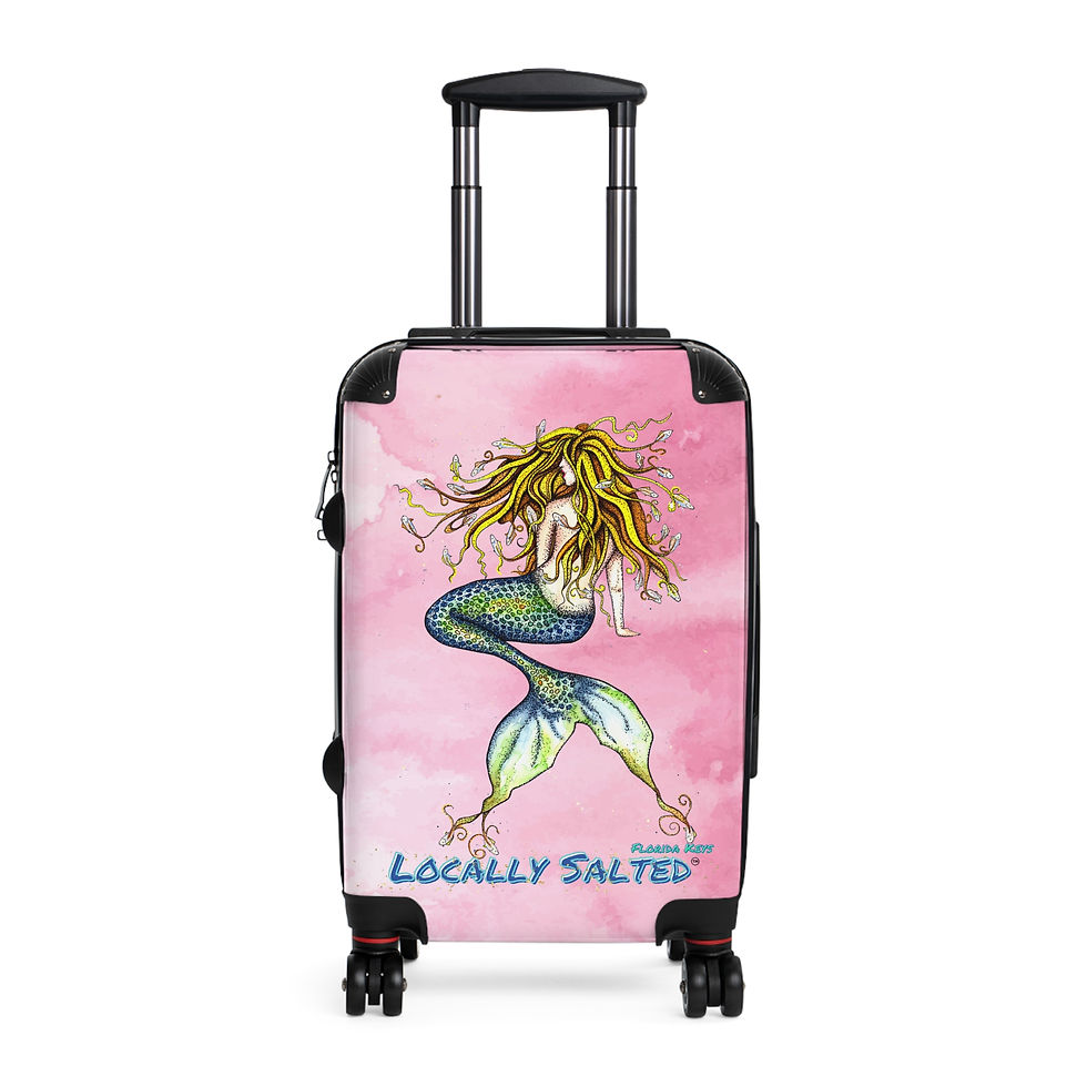 Locally Salted Suitcase Pink Mermaid