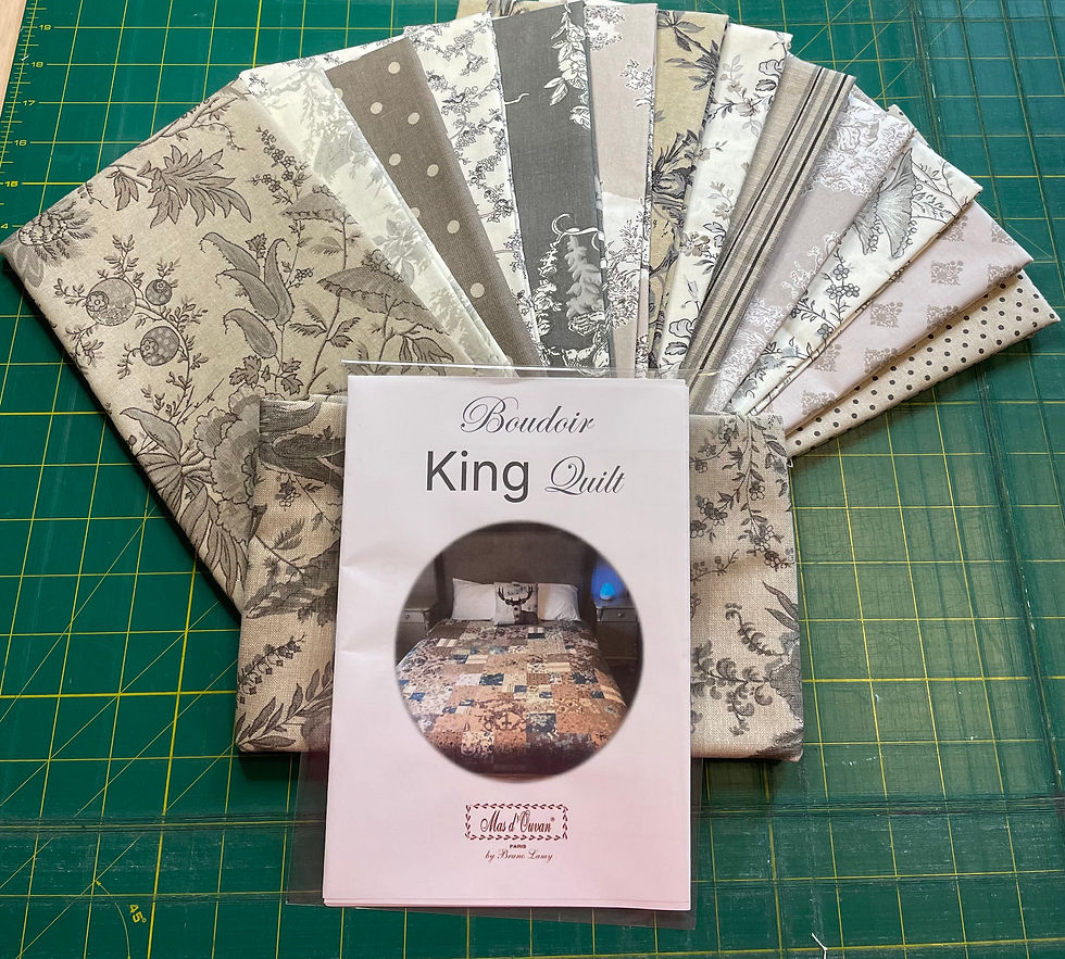 Thumbnail: Boudoir Quilt Kit, Neutrals