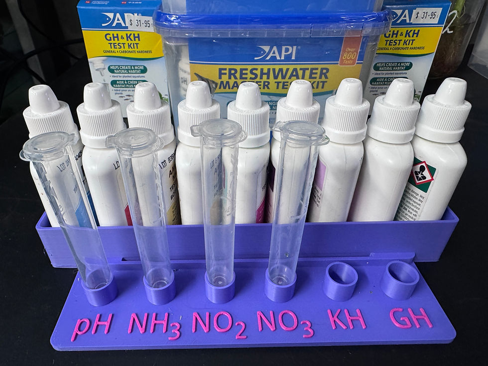 Api Test Kit Storage 3d Printed APi Test kit holder | Little Lotl's