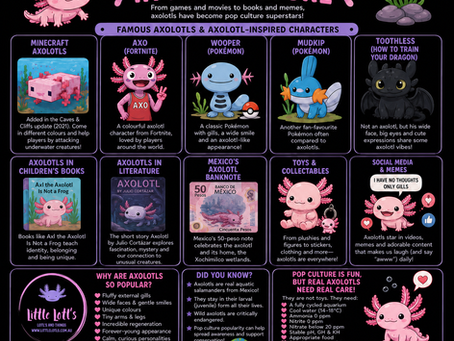Famous Axolotls in Pop Culture: From Minecraft to Movies, Books and Memes