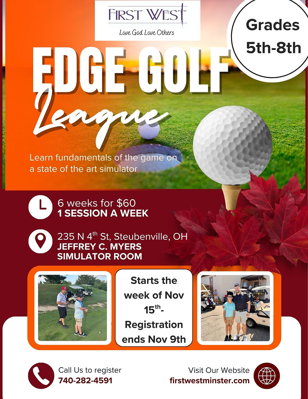 Edge Golf League (Grades 5th-8th)