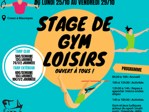 Stage Loisirs Toussaint 2021