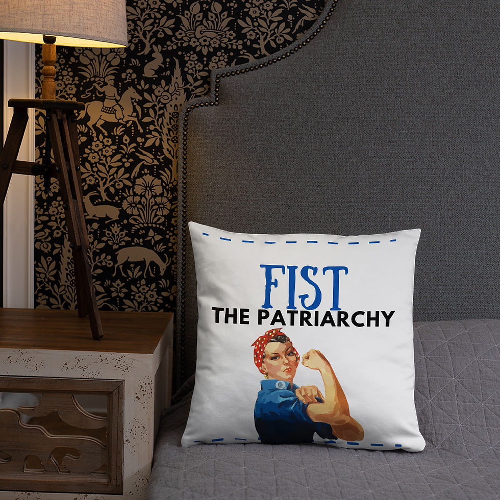 Thumbnail: SLUT & Fist The Patriarchy - Two Sides Pillow
