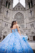 Castle-inspired quinceañera photoshoot in Newark New Jersey
